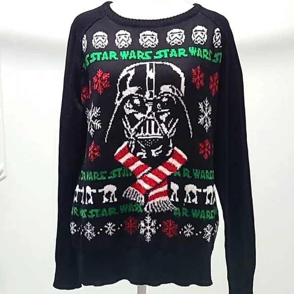 Star Wars Christmas Sweater NWT Ugly Christmas Sweater - Picture 12 of 12